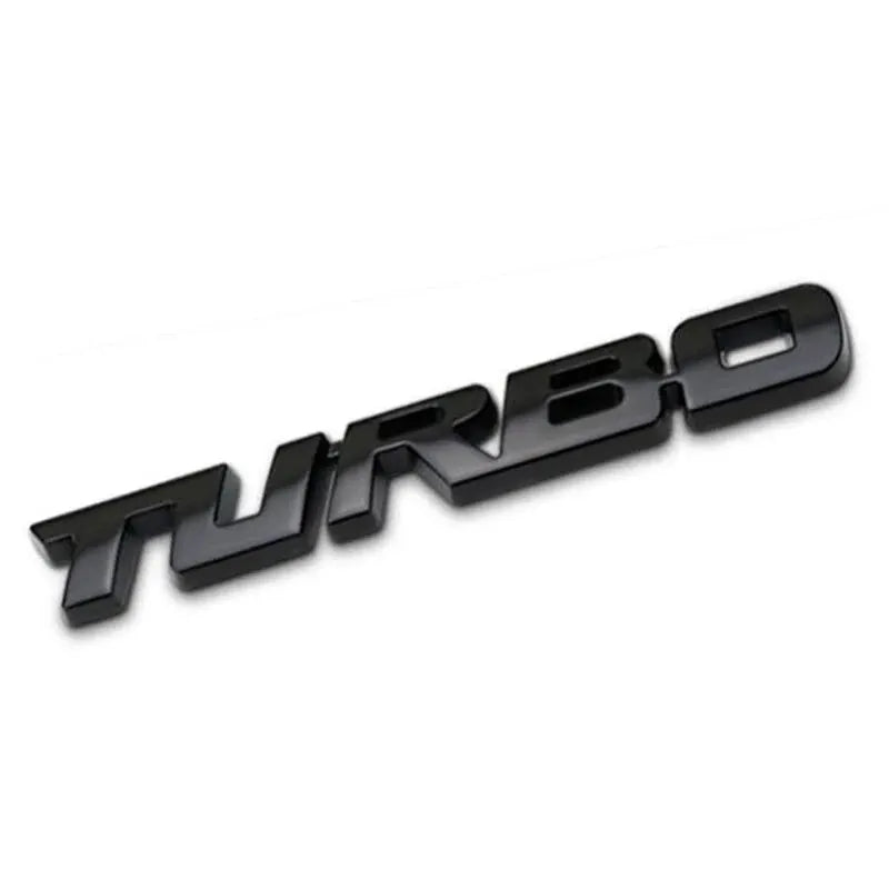 Adesivo Turbo De Metal 3d Relevo Automotivo