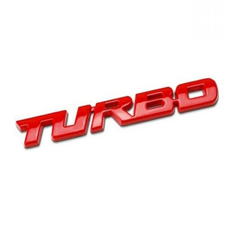 Adesivo Turbo De Metal 3d Relevo Automotivo